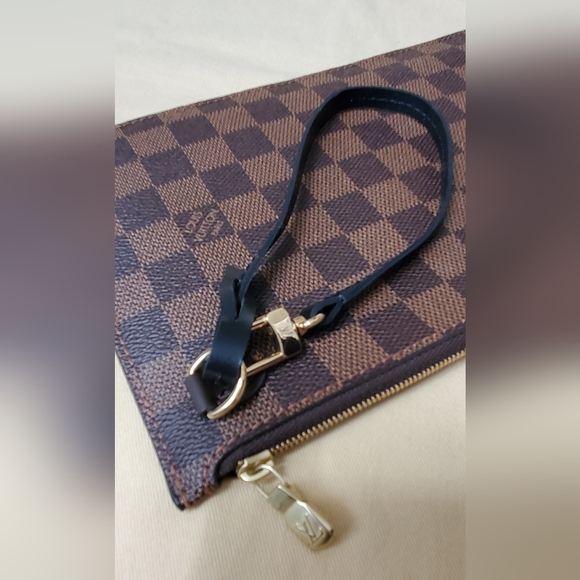Louis Vuitton Neverfull MM GM Damier Ebene Pouch - Picture 8 of 12